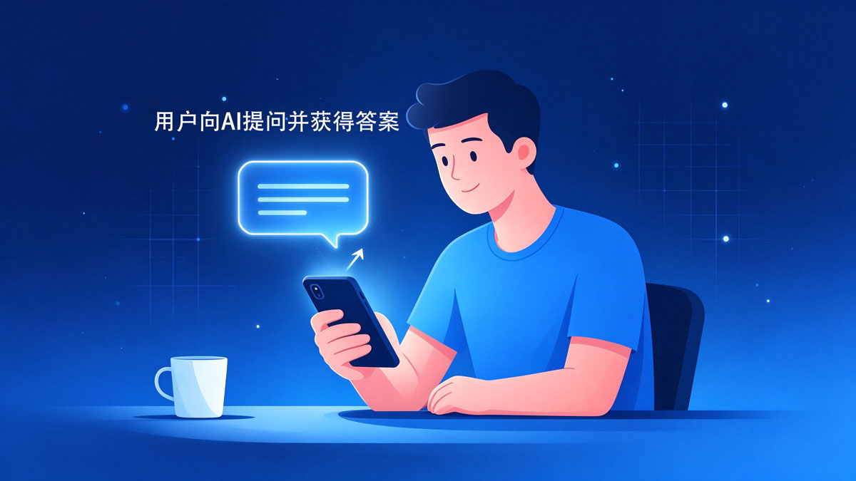 用户向AI提问并获得答案 用户向AI提问并获得答案